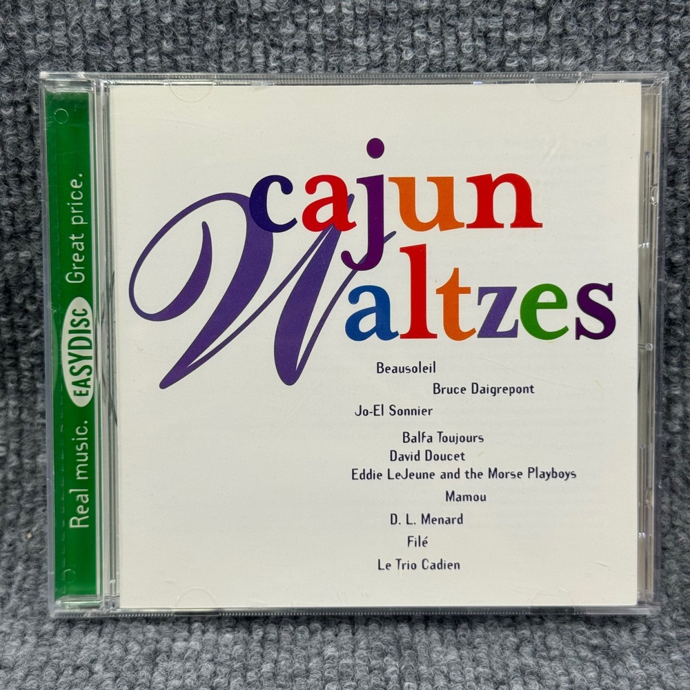 Cajun Waltzes Various Artists CD EasyDisc 1998 Beausoleil Jo-El Sonnier ED 12136
